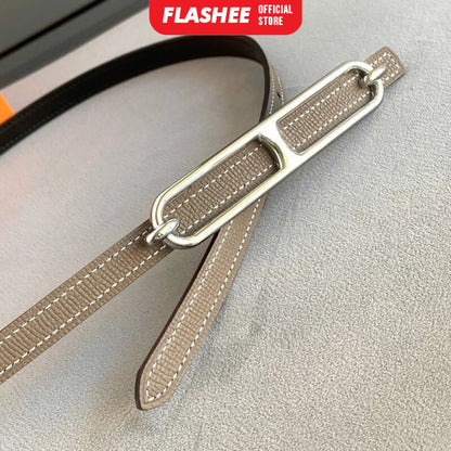 Flashee Ikat Pinggang Wanita Belt Kulit Fashion Korea Gesper Sabuk Bolak Balik Gaya Casual Import