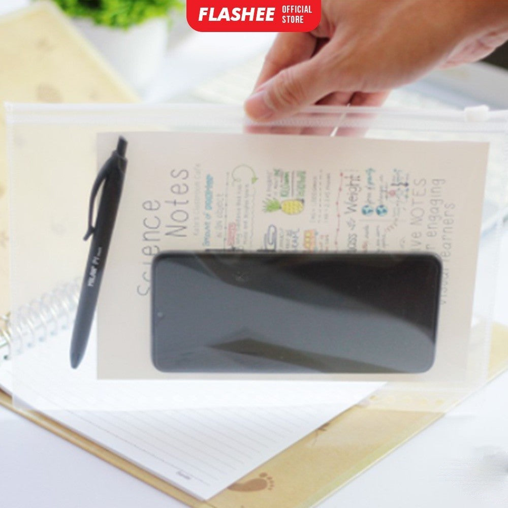 Flashee Paket Bundle Kantong Zipper Multiring A5 20 ring B5 26 ring Paket Hemat Bantex 3 Pcs