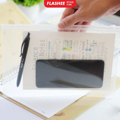 Flashee Paket Bundle Kantong Zipper Multiring A5 20 ring B5 26 ring Paket Hemat Bantex 3 Pcs
