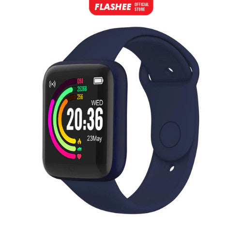Flashee Jam Tangan Wanita Pria Digital Rubber LED Watch