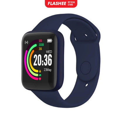 Flashee Jam Tangan Wanita Pria Digital Rubber LED Watch