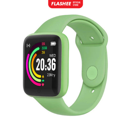 Flashee Jam Tangan Wanita Pria Digital Rubber LED Watch