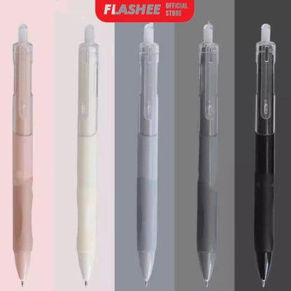 Flashee 1Pcs Gel Pen Pulpen Gel Retractable 4 Warna 0.5mm