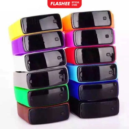 Flashee Jam Tangan Digital Pria Wanita Smartwatch Jam Tangan Digital Perempuan LED