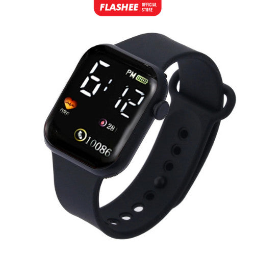 Flashee Jam Tangan Digital Pria Wanita Smartwatch Jam Tangan LED Digital Smartwatch