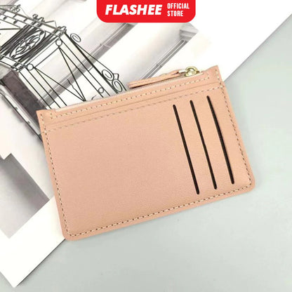 Flashee Dompet Kartu Mini Nebula Resleting 6 Slot