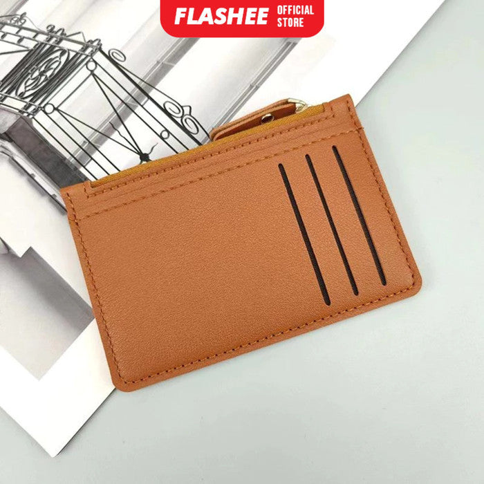 Flashee Dompet Kartu Mini Nebula Resleting 6 Slot