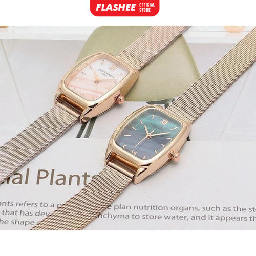 Flashee Jam Tangan Wanita Terbaru Analog Rantai Pasir Jam Tangan Wanita Fashion