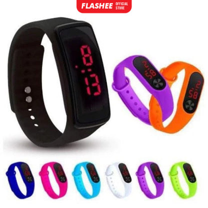 Flashee Jam Tangan Digital Pria Wanita Smartwatch Jam Tangan Digital Perempuan LED