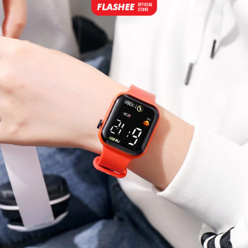 Flashee Jam Tangan Digital Pria Wanita Smartwatch Jam Tangan LED Digital Smartwatch