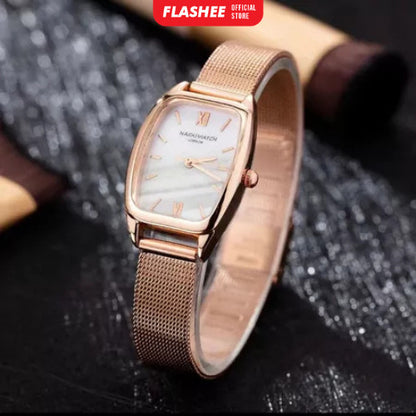 Flashee Jam Tangan Wanita Terbaru Analog Rantai Pasir Jam Tangan Wanita Fashion