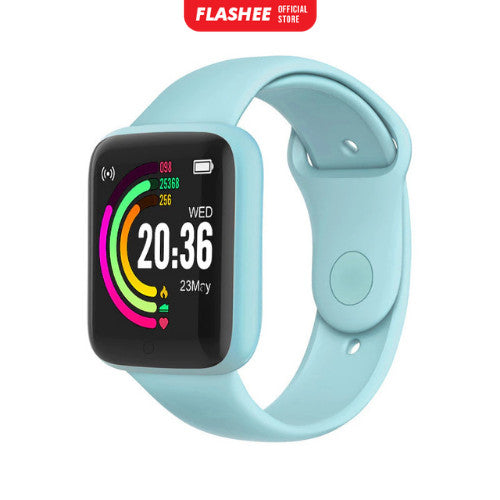 Flashee Jam Tangan Wanita Pria Digital Rubber LED Watch