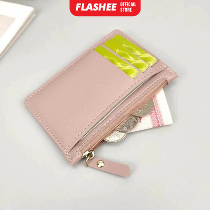 Flashee Dompet Kartu Mini Nebula Resleting 6 Slot